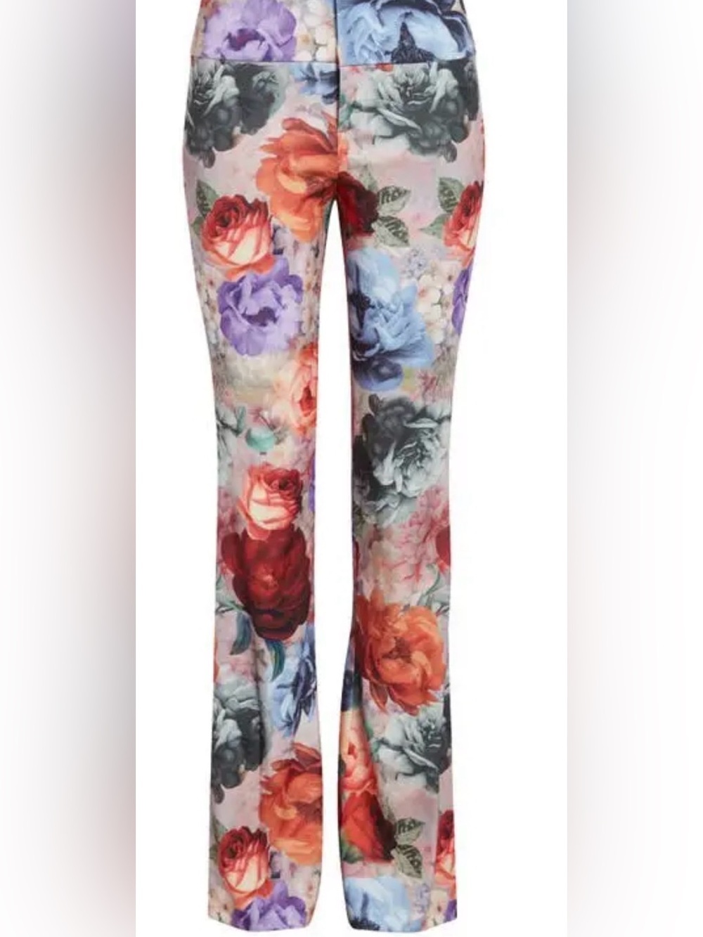 Alice + Olivia Olivia Floral Bootcut Crepe Pants - Picture 5 of 11